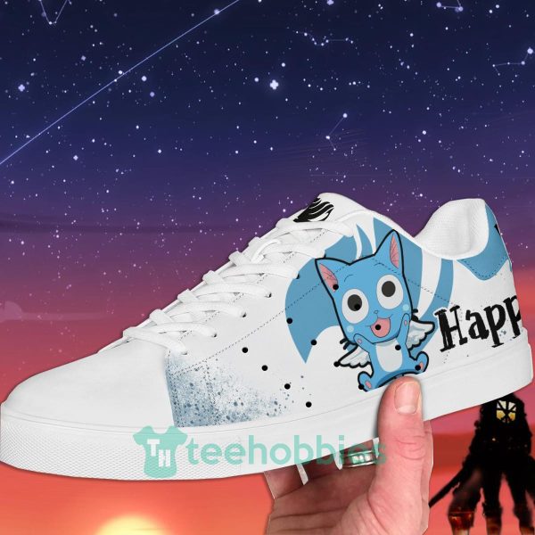 fairy tail happy custom anime skate shoes for men and women 2 bGWsG 600x600px Fairy Tail Happy Custom Anime Skate Shoes For Men And Women