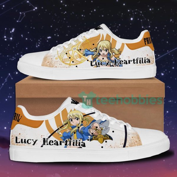 fairy tail lucy heartfilia custom anime skate shoes for men and women 1 2ykTu 600x600px Fairy Tail Lucy Heartfilia Custom Anime Skate Shoes For Men And Women