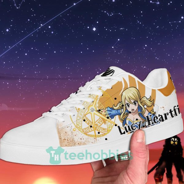 fairy tail lucy heartfilia custom anime skate shoes for men and women 2 DIbbg 600x600px Fairy Tail Lucy Heartfilia Custom Anime Skate Shoes For Men And Women