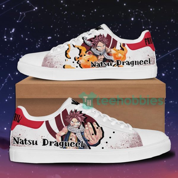 fairy tail natsu dragneel custom anime skate shoes for men and women 1 M1z9t 600x600px Fairy Tail Natsu Dragneel Custom Anime Skate Shoes For Men And Women