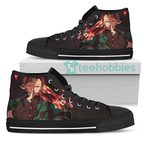 fire custom demon slayer anime shoes tanjiro kamado high top shoes 1 Qk5Ip 600x600px Fire Custom Demon Slayer Anime Shoes Tanjiro Kamado High Top Shoes