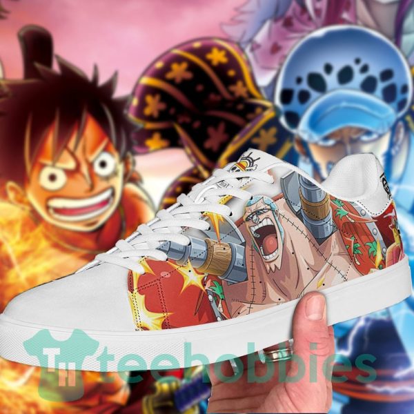 franky one piece fans custom anime skate shoes 2 pyR4W 600x600px Franky One Piece Fans Custom Anime Skate Shoes
