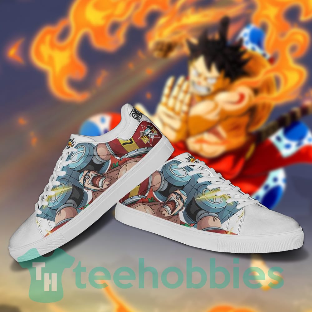 Franky One Piece Fans Custom Anime Skate Shoes