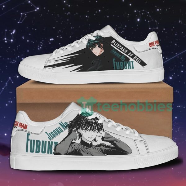 fubuki one punch man custom anime skate shoes for men and women 1 YTjC0 600x600px Fubuki One Punch Man Custom Anime Skate Shoes For Men And Women