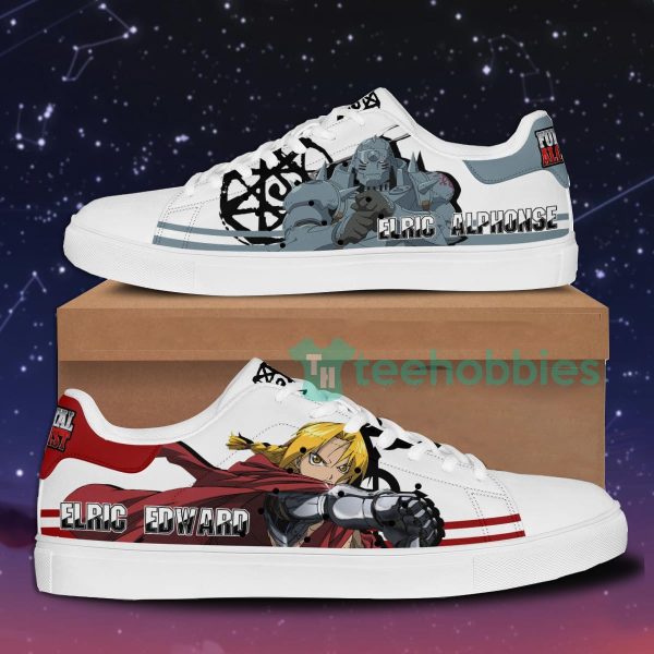 fullmetal alchemist elric brothers custom anime skate shoes for men and women 1 VFy8z 600x600px Fullmetal Alchemist Elric Brothers Custom Anime Skate Shoes For Men And Women