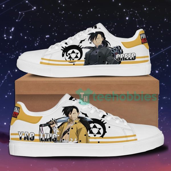fullmetal alchemist ling yao custom anime skate shoes for men and women 1 cicJ6 600x600px Fullmetal Alchemist Ling Yao Custom Anime Skate Shoes For Men And Women