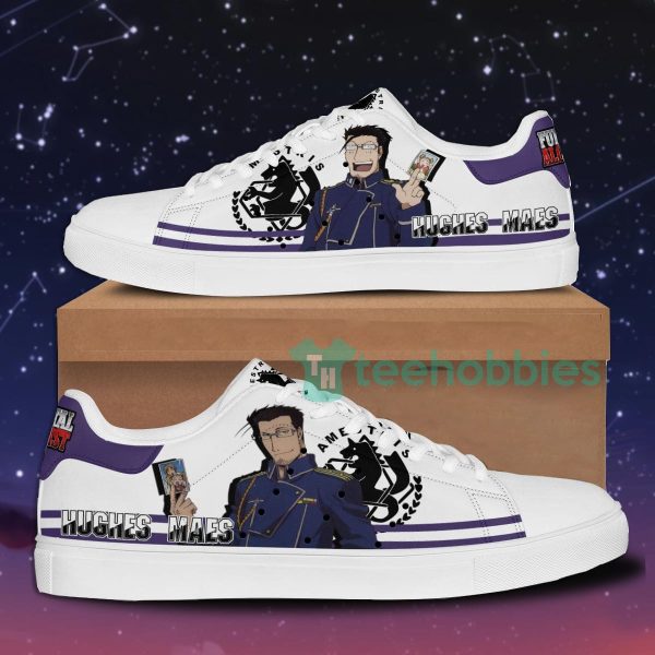 fullmetal alchemist maes hughes custom anime skate shoes for men and women 1 ckps3 600x600px Fullmetal Alchemist Maes Hughes Custom Anime Skate Shoes For Men And Women