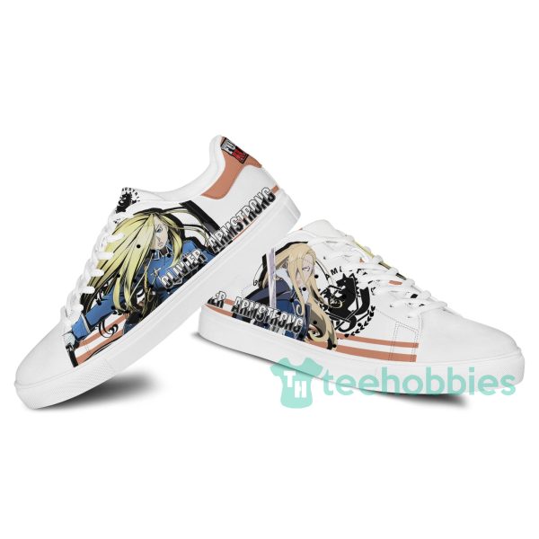 fullmetal alchemist olivier mira armstrong custom anime skate shoes for men and women 3 ctFgE 600x600px Fullmetal Alchemist Olivier Mira Armstrong Custom Anime Skate Shoes For Men And Women