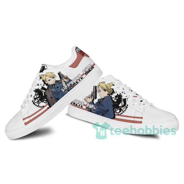 fullmetal alchemist riza hawkeye custom anime skate shoes for men and women 3 WHA1p 600x600px Fullmetal Alchemist Riza Hawkeye Custom Anime Skate Shoes For Men And Women