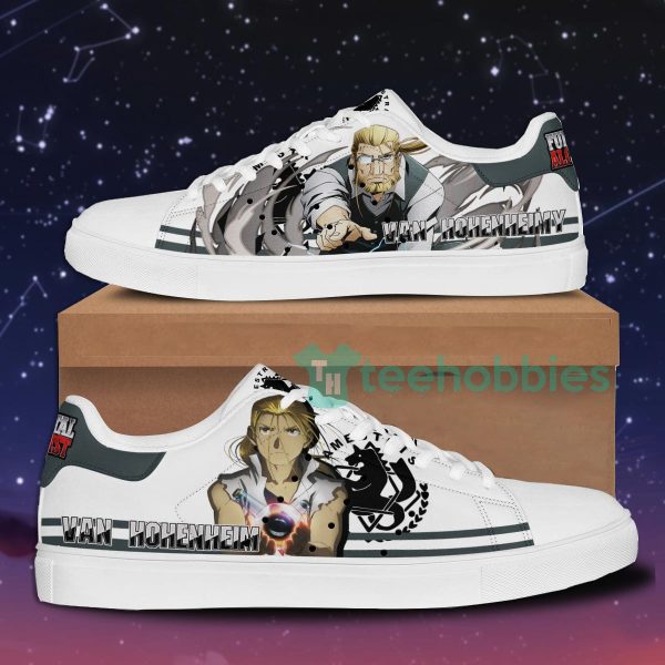 fullmetal alchemist van hohenheim custom anime skate shoes for men and women 1 wevug 600x600px Fullmetal Alchemist Van Hohenheim Custom Anime Skate Shoes For Men And Women