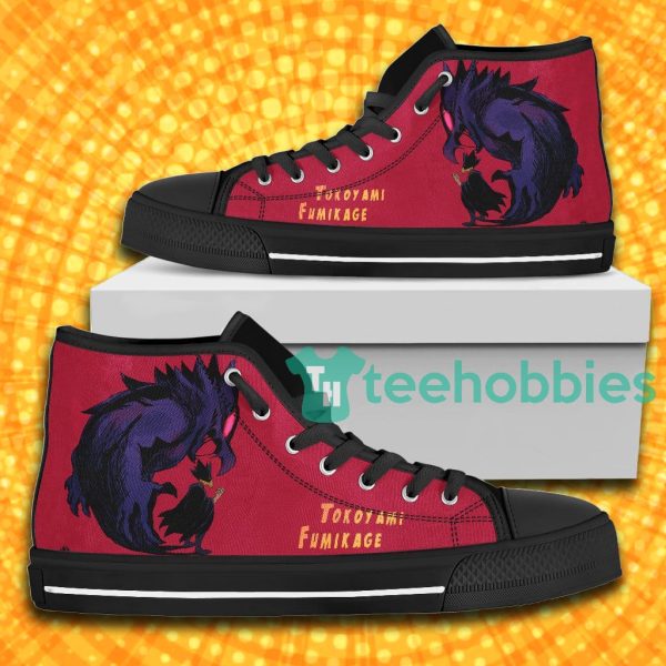 fumikage tokoyami my hero academia 3d high top canvas shoes 1 RyGvw 600x600px Fumikage Tokoyami My Hero Academia 3D High Top Canvas Shoes