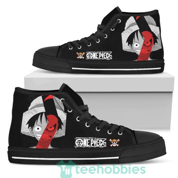gear face luffy high top shoes custom one piece anime fans 1 Qu4Vj 600x600px Gear Face Luffy High Top Shoes Custom One Piece Anime Fans