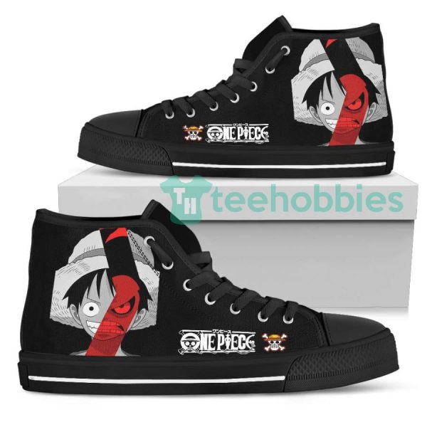 gear face luffy high top shoes custom one piece anime fans 3 GTjJE 600x600px Gear Face Luffy High Top Shoes Custom One Piece Anime Fans