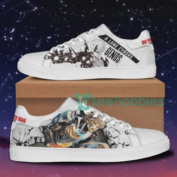 genos one punch man custom anime skate shoes for men and women 1 08oBL 600x600px Genos One Punch Man Custom Anime Skate Shoes For Men And Women