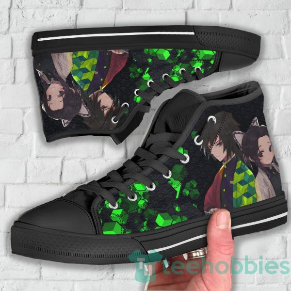 giyu 26 shinobu custom demon slayer anime high top shoes 3 BWtQg 600x600px Giyu & Shinobu Custom Demon Slayer Anime High Top Shoes