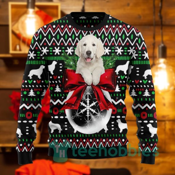 golden retriever xmas ball christmas all over printed 3d sweater 1 keOmN 600x600px Golden Retriever Xmas Ball Christmas All Over Printed 3D Sweater
