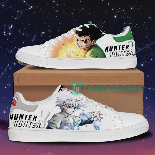 gon and killua custom anime hunter 26 hunter skate shoes for men and women 1 SF3aN 600x600px Gon and Killua Custom Anime Hunter & Hunter Skate Shoes For Men And Women