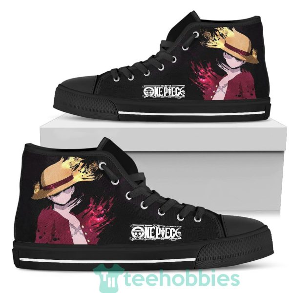 graphic luffy custom one piece anime fans high top shoes 1 9eKXP 600x600px Graphic Luffy Custom One Piece Anime Fans High Top Shoes