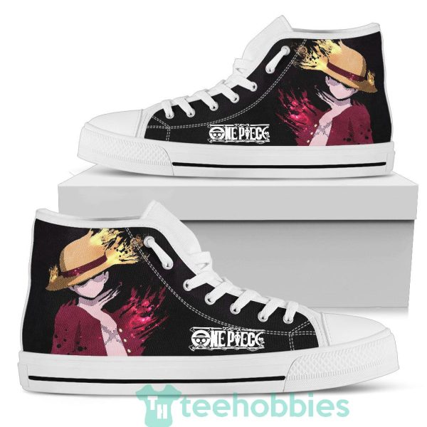 graphic luffy custom one piece anime fans high top shoes 2 Y03qi 600x600px Graphic Luffy Custom One Piece Anime Fans High Top Shoes