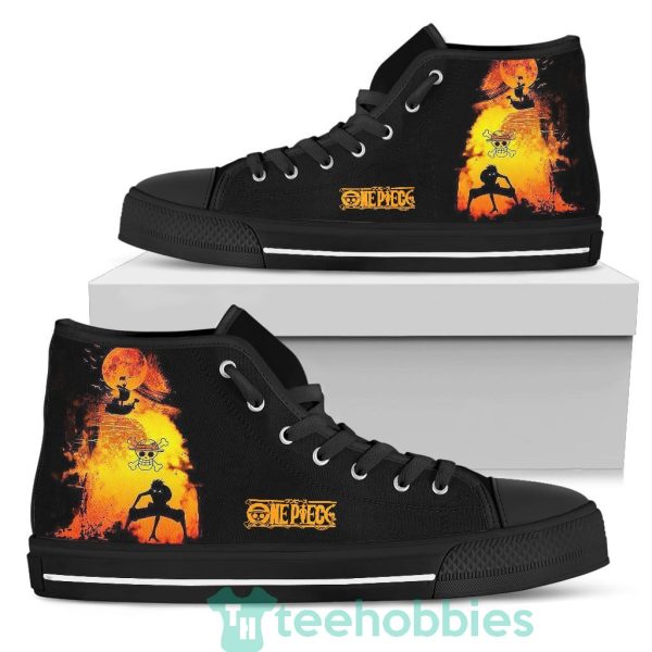 graphic luffy high top shoes custom one piece anime fans 1 gmfti 600x600px Graphic Luffy High Top Shoes Custom One Piece Anime Fans