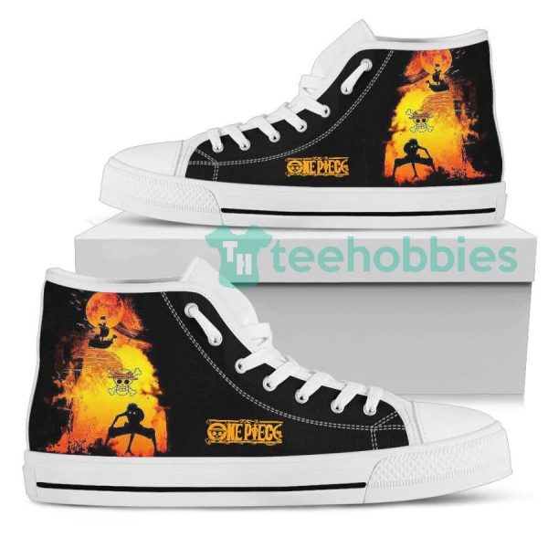 graphic luffy high top shoes custom one piece anime fans 2 FdwPB 600x600px Graphic Luffy High Top Shoes Custom One Piece Anime Fans