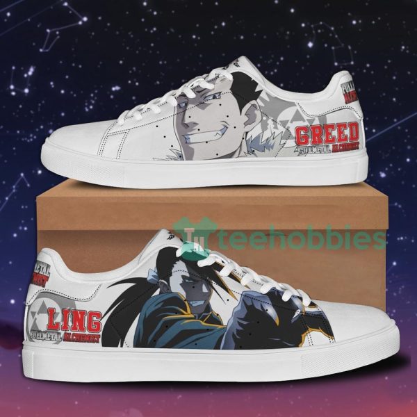 greed ling fullmetal alchemist custom anime skate shoes for men and women 1 D8i8e 600x600px Greed Ling Fullmetal Alchemist Custom Anime Skate Shoes For Men And Women