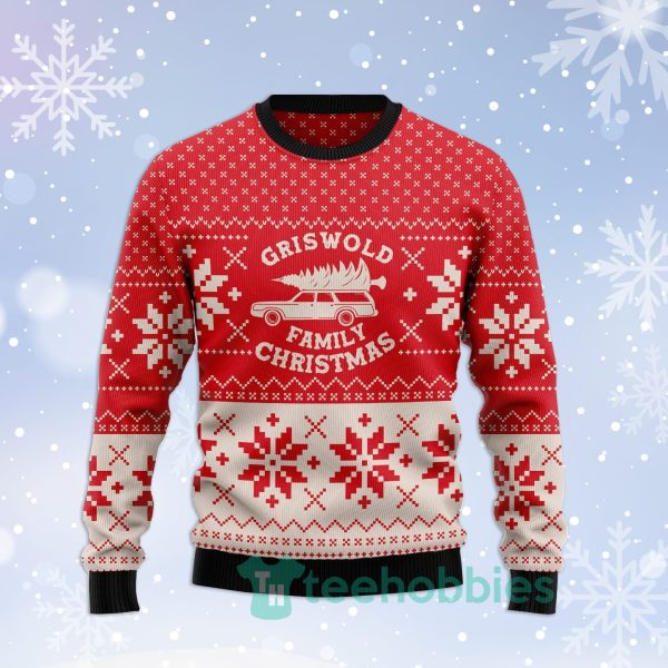 griswold family car christmas all over printed 3d sweater 1 o36NY 600x600px Griswold Family Car Christmas All Over Printed 3D Sweater