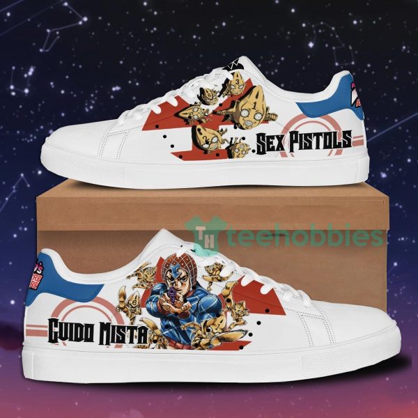 guido mista custom anime jojos bizarre adventure skate shoes for men and women 1 bRjbD 600x600px Guido Mista Custom Anime Jojo's Bizarre Adventure Skate Shoes For Men And Women