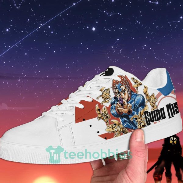 guido mista custom anime jojos bizarre adventure skate shoes for men and women 2 YFe6B 600x600px Guido Mista Custom Anime Jojo's Bizarre Adventure Skate Shoes For Men And Women