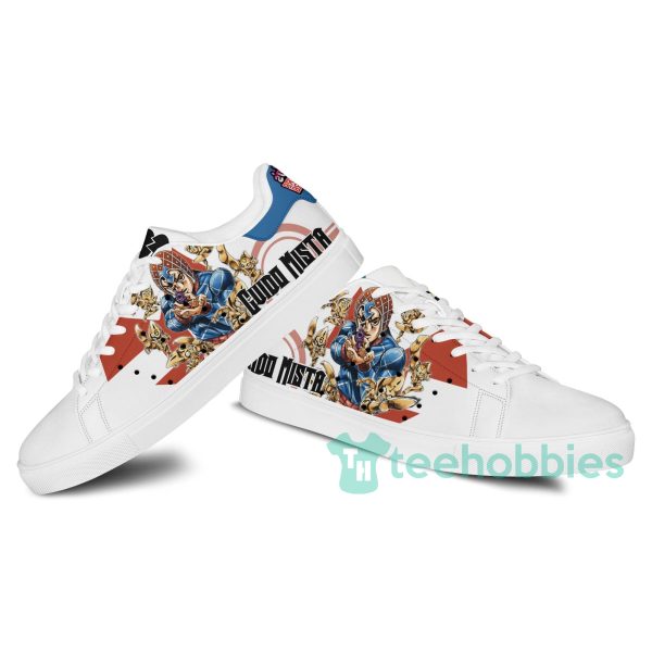 guido mista custom anime jojos bizarre adventure skate shoes for men and women 3 EXUh8 600x600px Guido Mista Custom Anime Jojo's Bizarre Adventure Skate Shoes For Men And Women