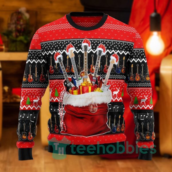 guitar xmas guitar lover christmas all over printed 3d sweater 1 nbfTX 600x600px Guitar Xmas Guitar Lover Christmas All Over Printed 3D Sweater