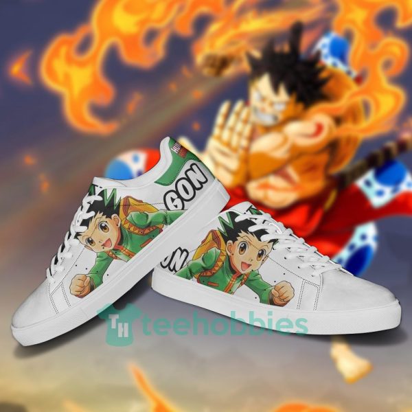 h26h gon hunter 26 hunter anime skate shoes for men and women 3 6Lvcq 600x600px H&H Gon Hunter & Hunter Anime Skate Shoes For Men And Women