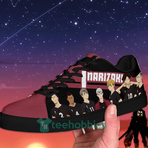 haikyu inarizaki black haikyu custom anime skate shoes for men and women 3 JkxyY 600x600px Haikyu Inarizaki Black Haikyu Custom Anime Skate Shoes For Men And Women