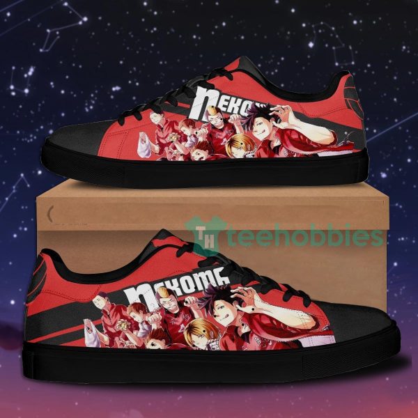 haikyu nekoma black haikyu custom anime skate shoes for men and women 1 sIAXC 600x600px Haikyu Nekoma Black Haikyu Custom Anime Skate Shoes For Men And Women