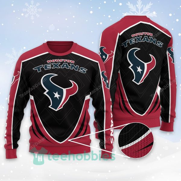 houston texans logo all over printed christmas sweater 1 PzpFK 600x600px Houston Texans Logo All Over Printed Christmas Sweater