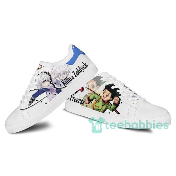 hunter 26 hunter gon and killua custom anime skate shoes for men and women 3 eh4Q9 600x600px Hunter & Hunter Gon and Killua Custom Anime Skate Shoes For Men And Women