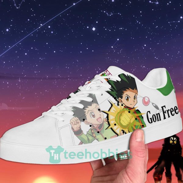 hunter 26 hunter gon freecss custom anime skate shoes for men and women 2 fHNAA 600x600px Hunter & Hunter Gon Freecss Custom Anime Skate Shoes For Men And Women
