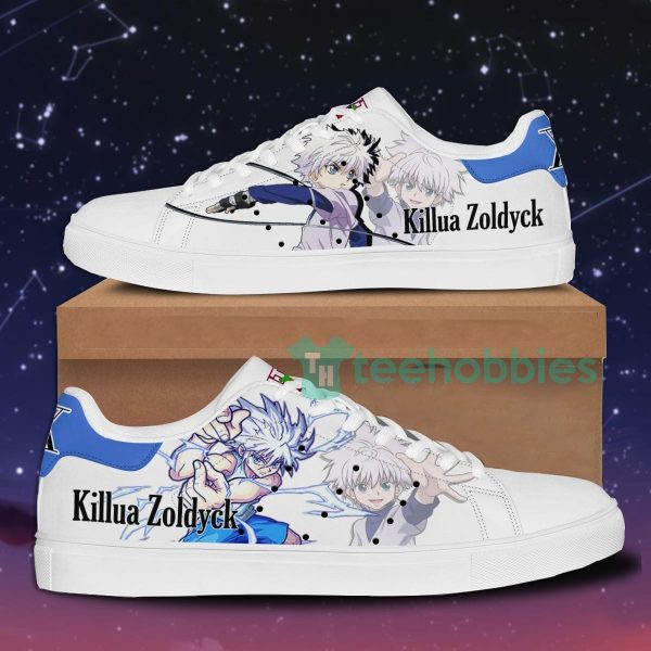 hunter 26 hunter killua zoldyck custom anime skate shoes for men and women 1 jM3Lt 600x600px Hunter & Hunter Killua Zoldyck Custom Anime Skate Shoes For Men And Women