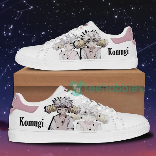 hunter 26 hunter komugi custom anime skate shoes for men and women 1 kDewl 600x600px Hunter & Hunter Komugi Custom Anime Skate Shoes For Men And Women