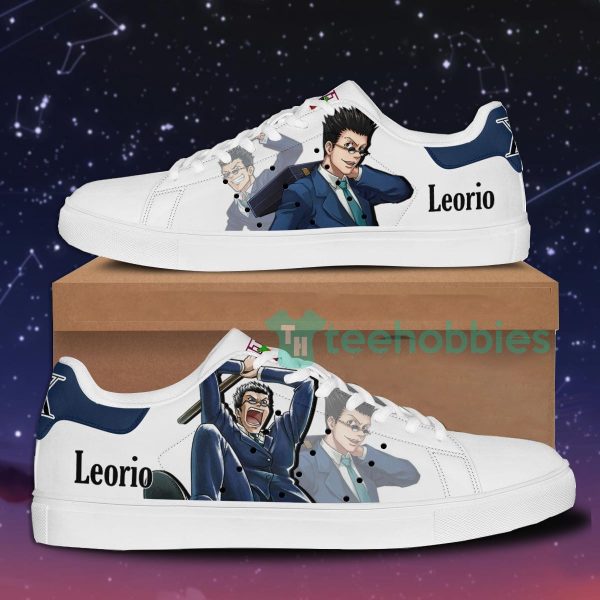 hunter 26 hunter leorio paladiknight custom anime skate shoes for men and women 1 fiP9D 600x600px Hunter & Hunter Leorio Paladiknight Custom Anime Skate Shoes For Men And Women