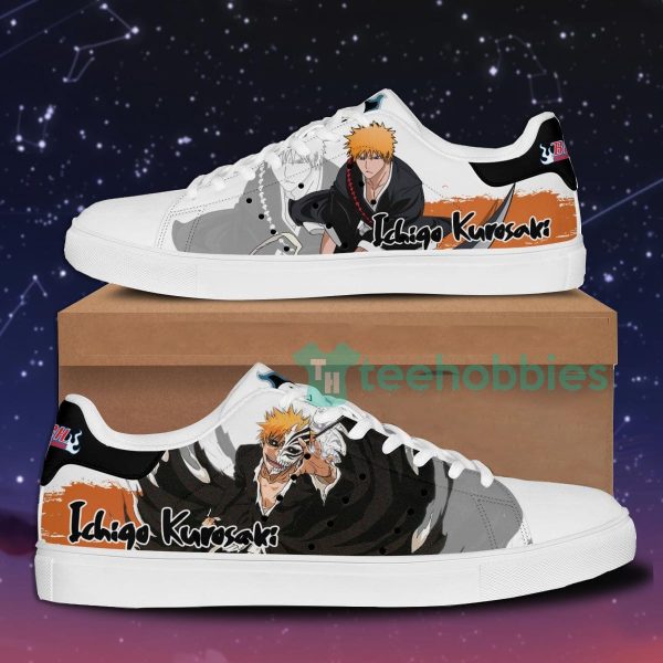ichigo kurosaki custom anime bleach skate shoes for men and women 1 oN2iu 600x600px Ichigo Kurosaki Custom Anime Bleach Skate Shoes For Men And Women
