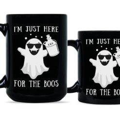 il 794xN.1696618395 r90p 247x247px I'm Just Here for the Boos Halloween Coffee Mug