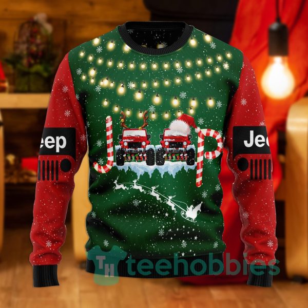 jeep car jeep lover christmas all over printed 3d sweater 1 Le4uH 600x600px Jeep Car Jeep Lover Christmas All Over Printed 3D Sweater