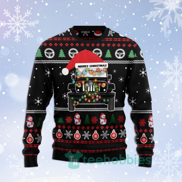 jeep merry christmas jeep lover all over printed 3d sweater 1 nZC7c 600x600px Jeep Merry Christmas Jeep Lover All Over Printed 3D Sweater