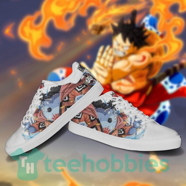 jinbei one piece fans custom anime skate shoes 3 56HTG 600x600px Jinbei One Piece Fans Custom Anime Skate Shoes