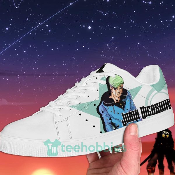 jobin higashikata custom anime jojos bizarre adventure skate shoes for men and women 2 IRANU 600x600px Jobin Higashikata Custom Anime Jojo's Bizarre Adventure Skate Shoes For Men And Women