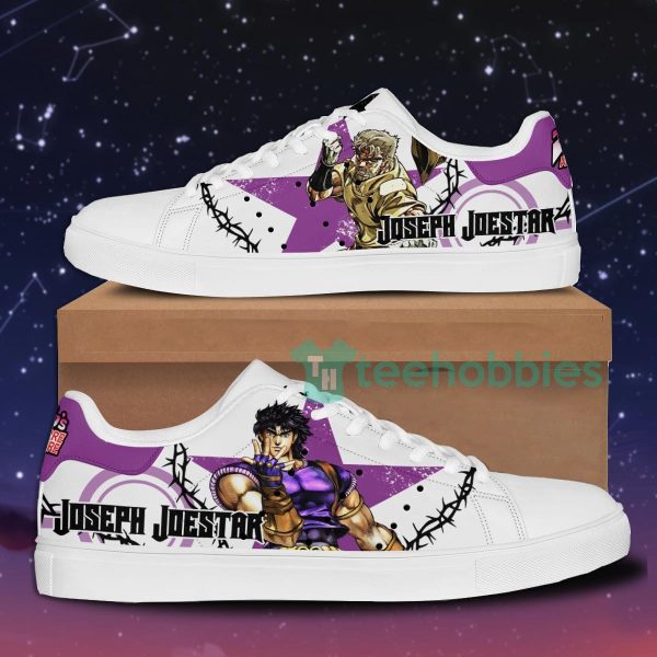 joseph joestar custom anime jojos bizarre adventure skate shoes for men and women 1 mwjZ7 600x600px Joseph Joestar Custom Anime Jojo's Bizarre Adventure Skate Shoes For Men And Women