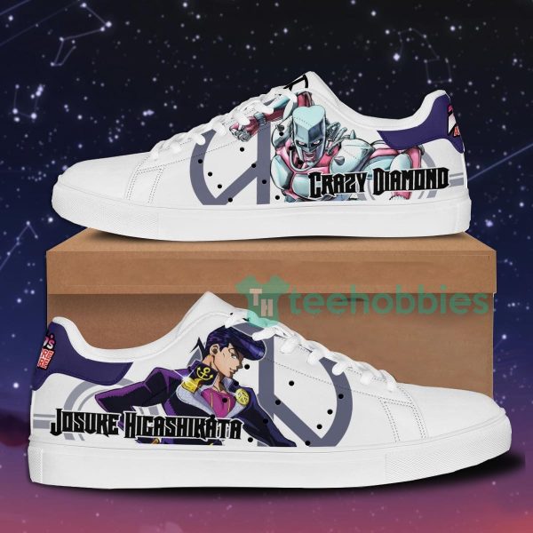 josuke higashikata custom anime jojos bizarre adventure skate shoes for men and women 1 wcUKx 600x600px Josuke Higashikata Custom Anime Jojo's Bizarre Adventure Skate Shoes For Men And Women