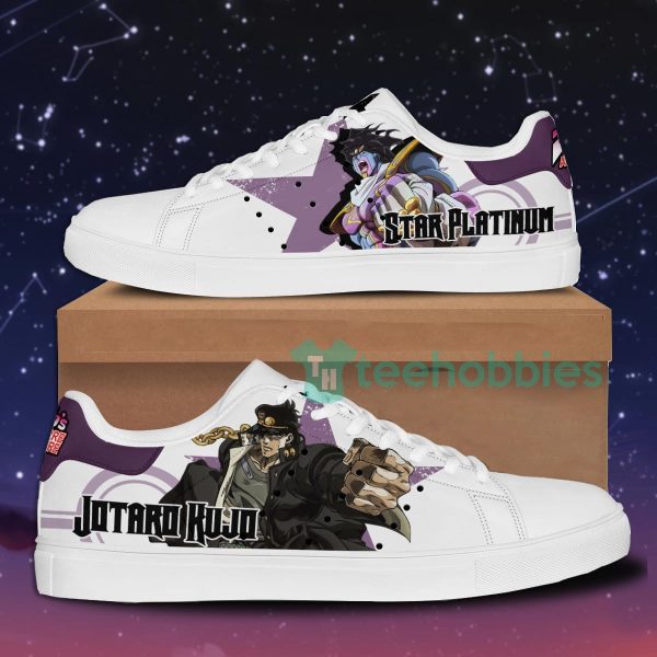 jotaro kujoh custom anime jojos bizarre adventure skate shoes for men and women 1 sAurF 600x600px Jotaro Kujoh Custom Anime Jojo's Bizarre Adventure Skate Shoes For Men And Women