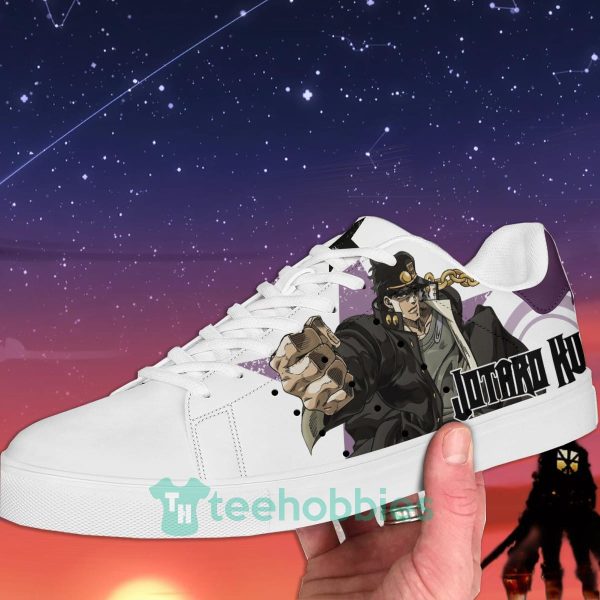 jotaro kujoh custom anime jojos bizarre adventure skate shoes for men and women 2 3bA8v 600x600px Jotaro Kujoh Custom Anime Jojo's Bizarre Adventure Skate Shoes For Men And Women